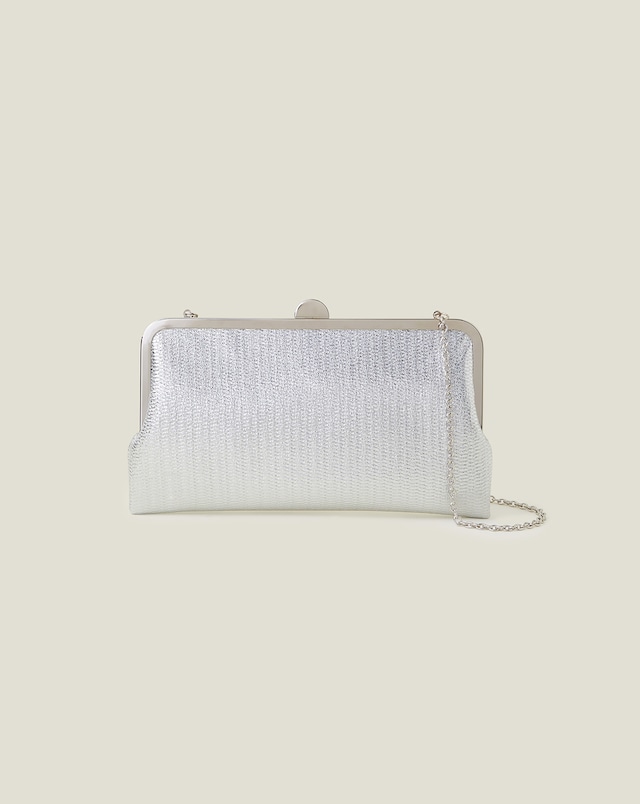 Accessorize Metallic Clutch Bag
