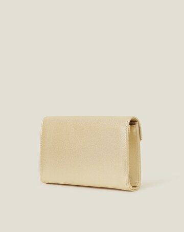 Accessorize Metallic Envelope Clutch Bag