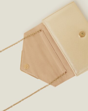 Accessorize Metallic Envelope Clutch Bag