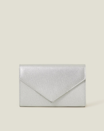 Accessorize Metallic Envelope Clutch Bag