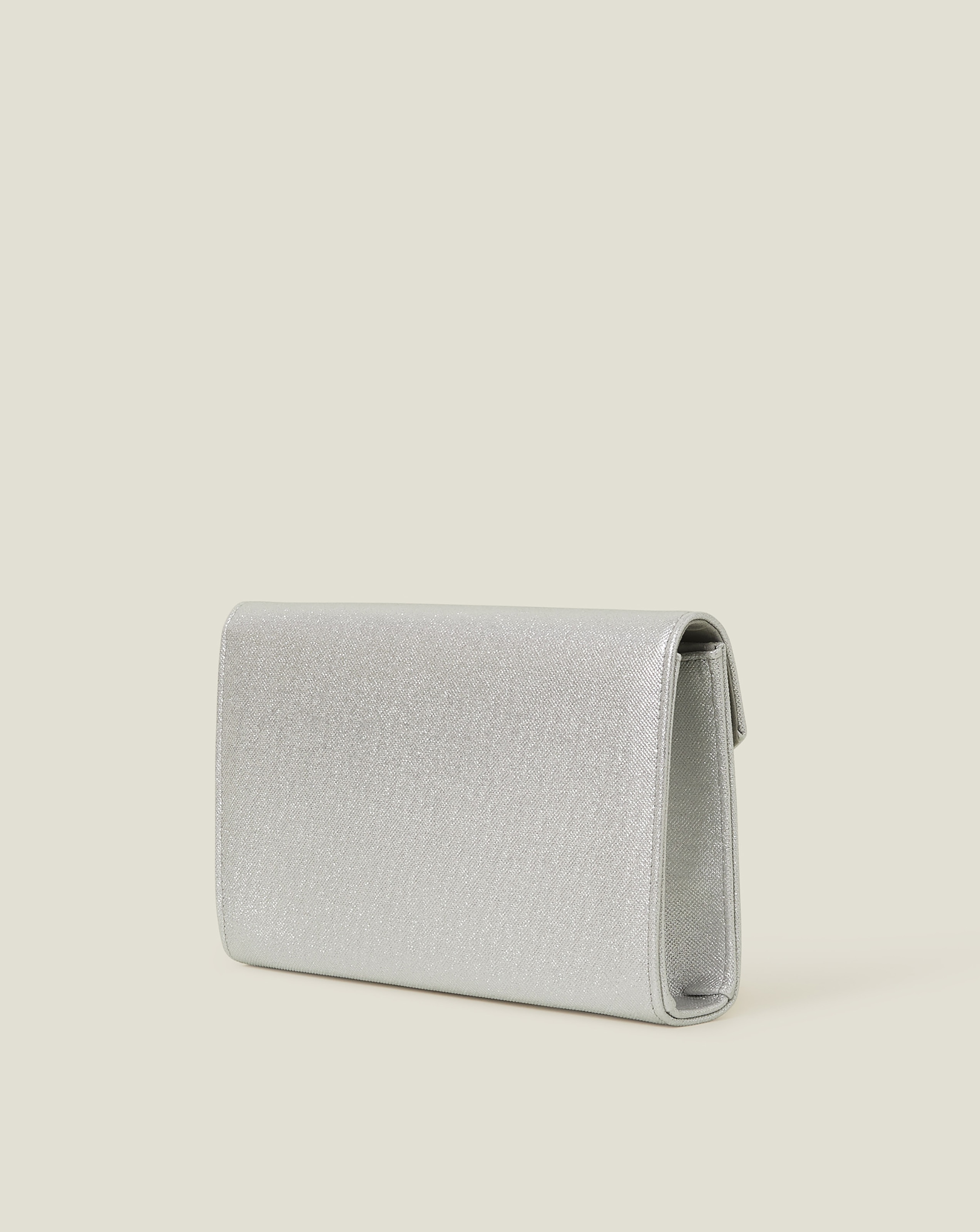 Accessorize Metallic Envelope Clutch Bag | JD Williams