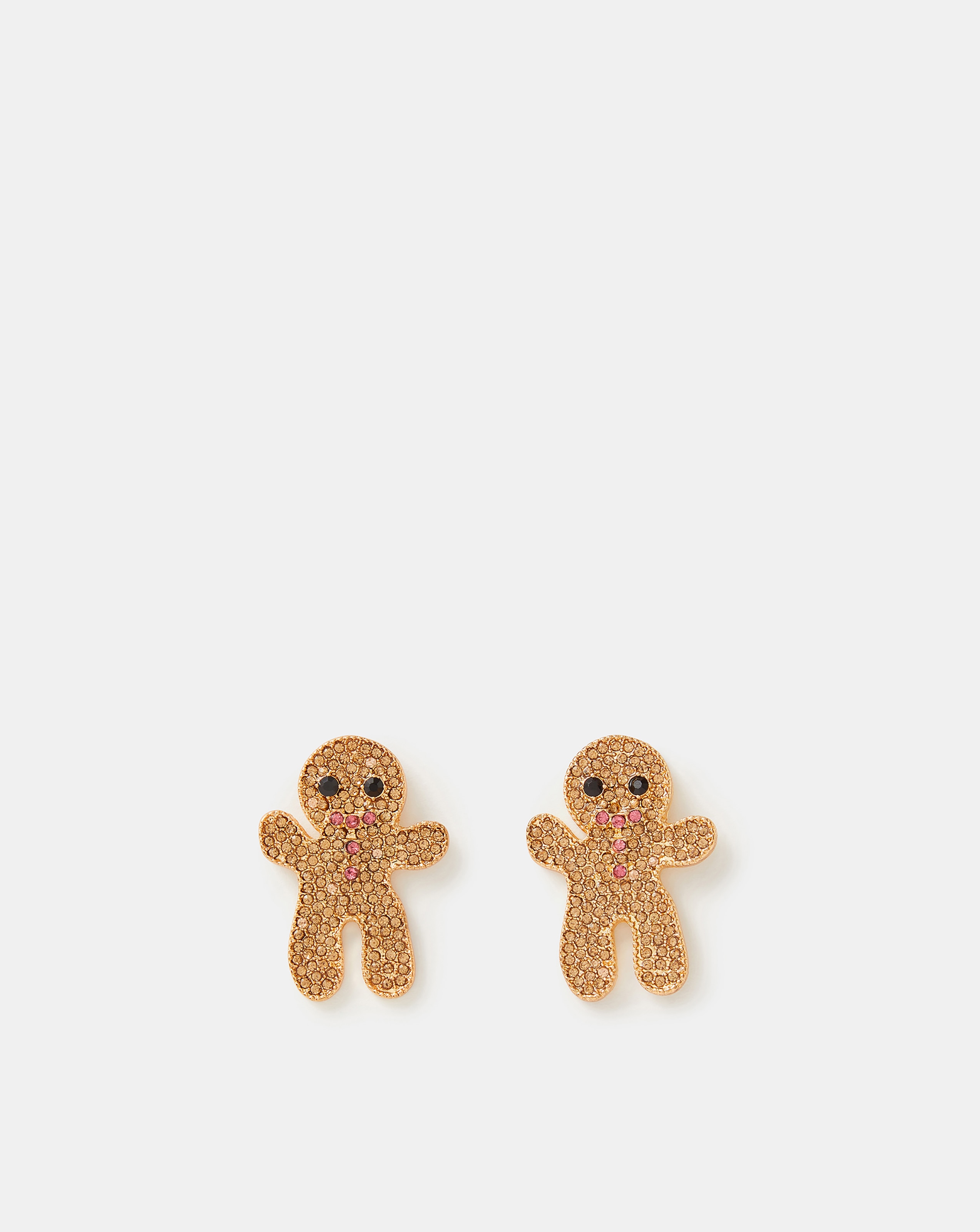 Accessorize Diamante Gingerbread Earring