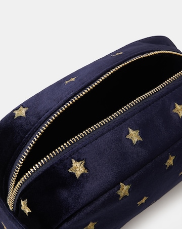 Accessorize Star Embroidered Make Up Bag