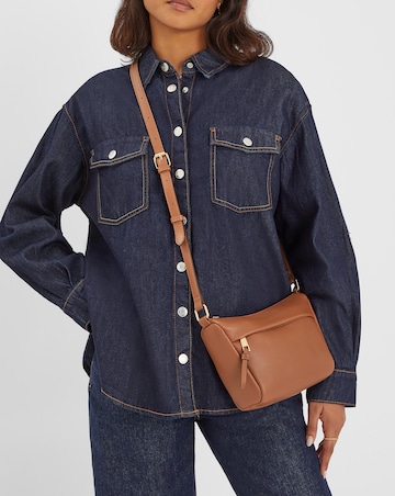 Accessorize Zip Front Crossbody Bag