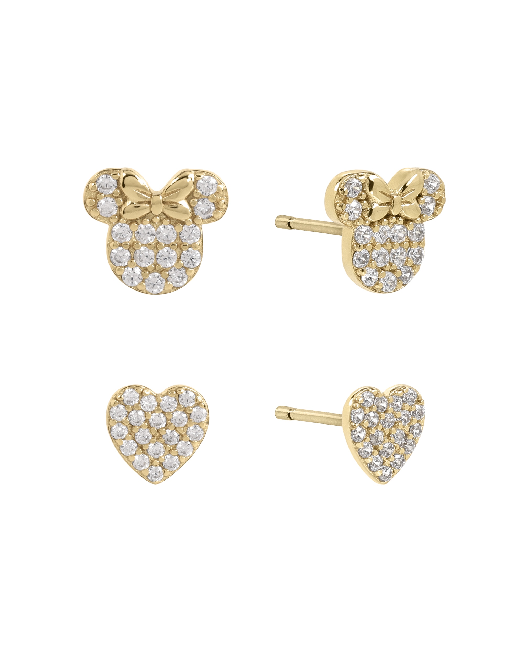 New In - Minnie Gold Plated Earrings