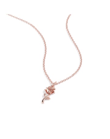 Beauty & The Beast Stone Set Necklace