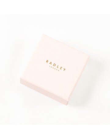 Radley Silver Plated Hammer Heart Studs