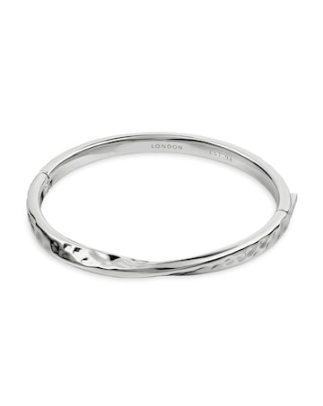 Radley Silver Plated Hammer style Bangle
