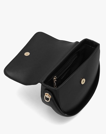 Valentino Bags Wannabe Front Flapover Black Dome Bag