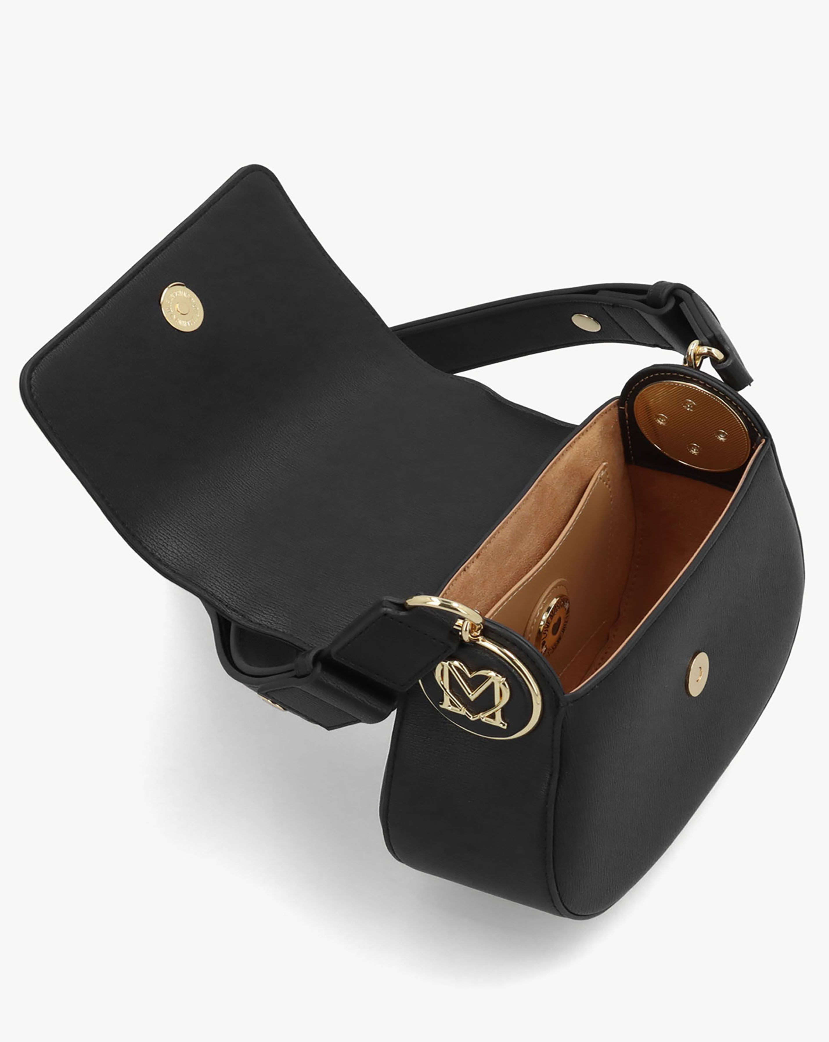 Love Moschino Logo Black Cross-Body Bag | JD Williams