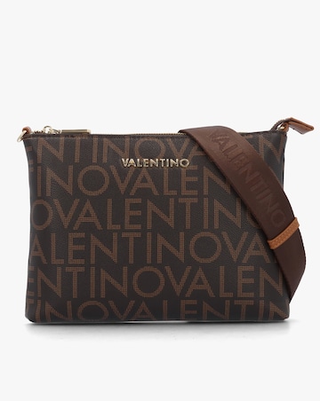 Valentino Bags Regina Brown Monogram Pochette Bag