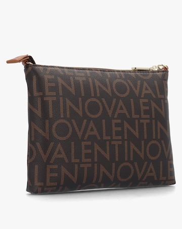 Valentino Bags Regina Brown Monogram Pochette Bag