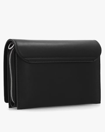 Valentino Bags Ember Black Smooth Front Flap Cross-Body Bag