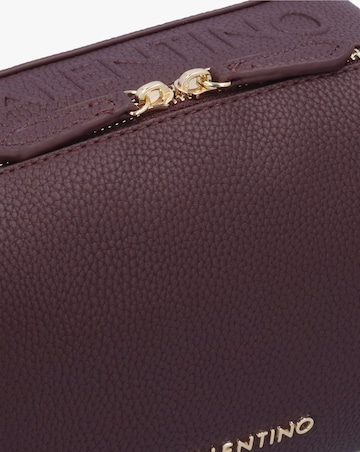 Valentino Bags Pattie Haversack Burgundy Pebbled Cross Body Bag