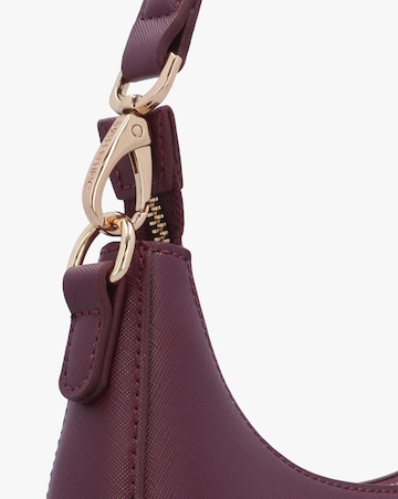 Valentino Bags Zero Burgundy Hobo Bag