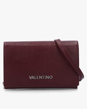 Valentino Bags Ember Burgundy Front Flap Cross-Body Bag