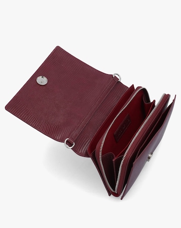 Valentino Bags Ember Burgundy Front Flap Cross-Body Bag