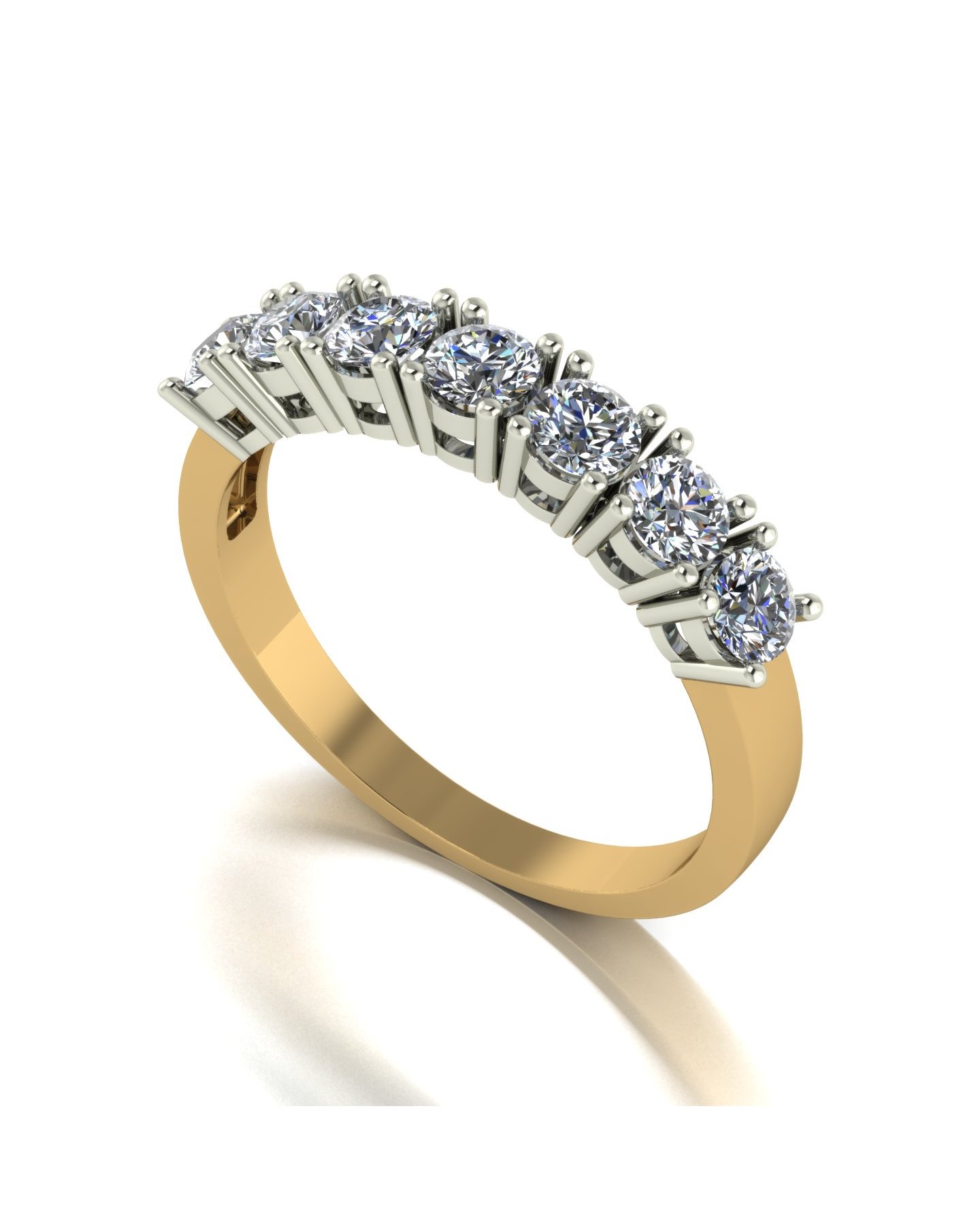 New In - 9ct Gold 1ct Moissanite Ring
