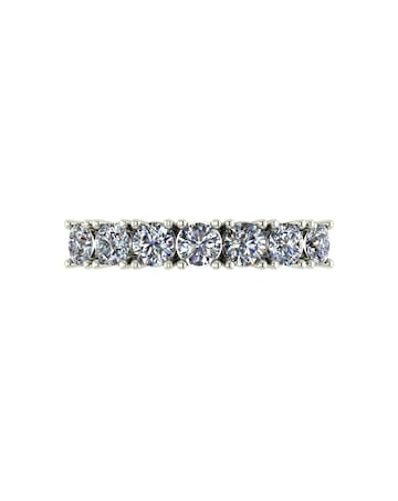 9ct Gold 1ct Moissanite Eternity Ring