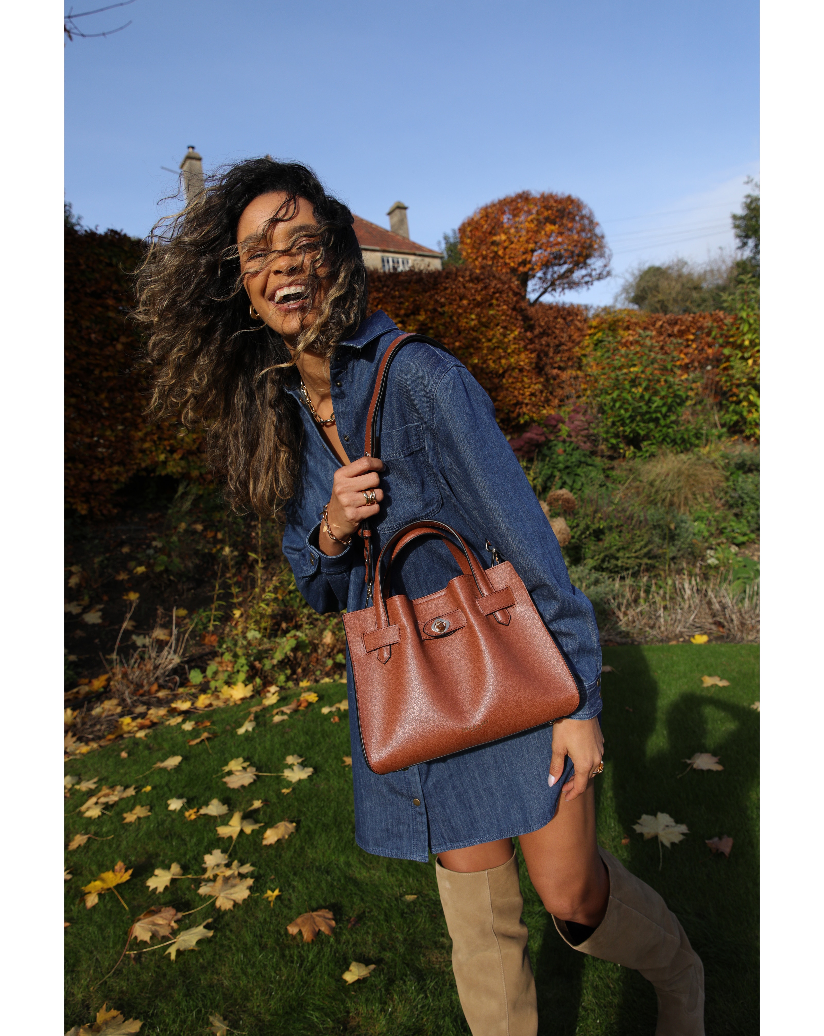New In - Luella Grey Bonnie Conker Tote