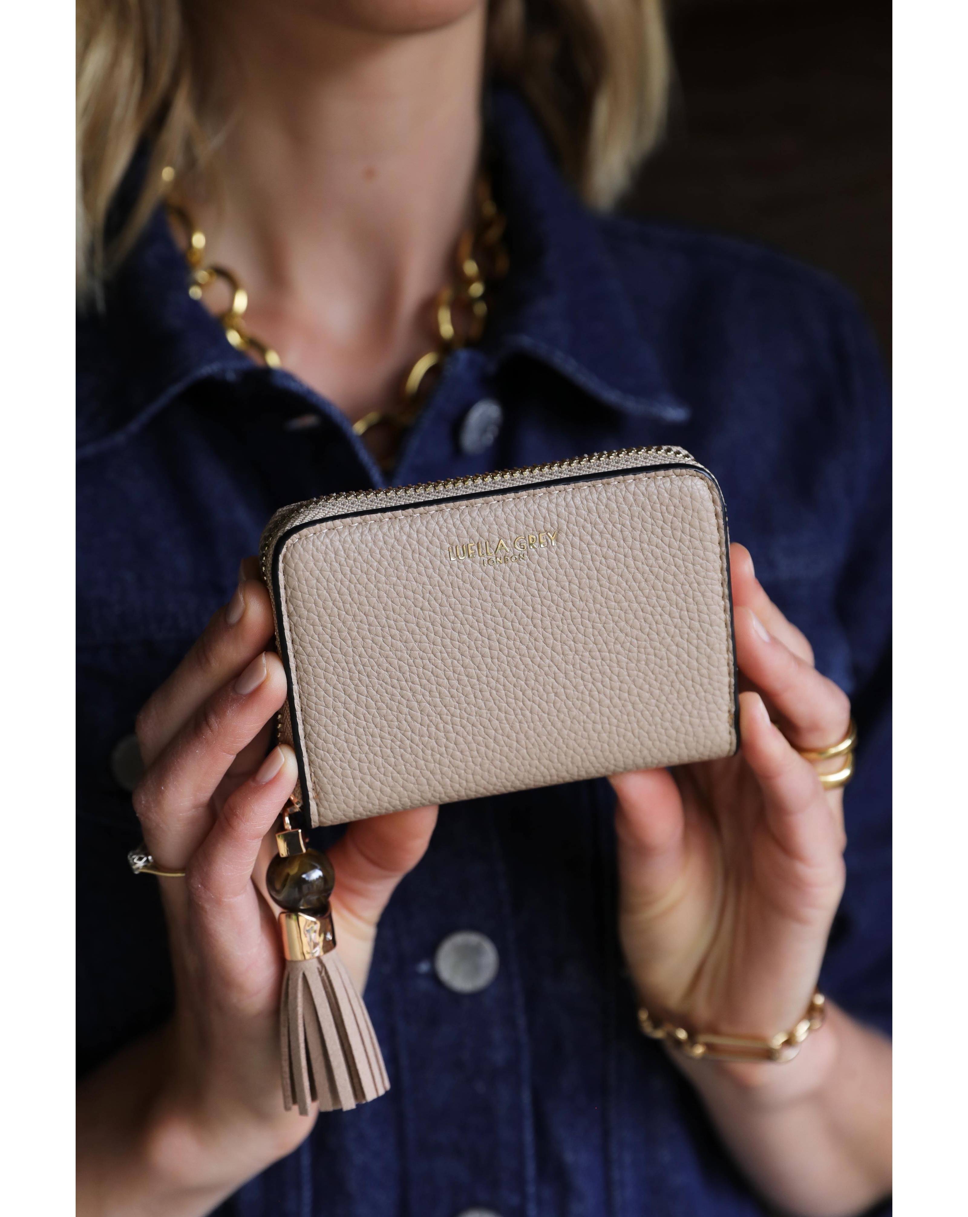 New In - Luella Grey Maeve Mushroom Purse