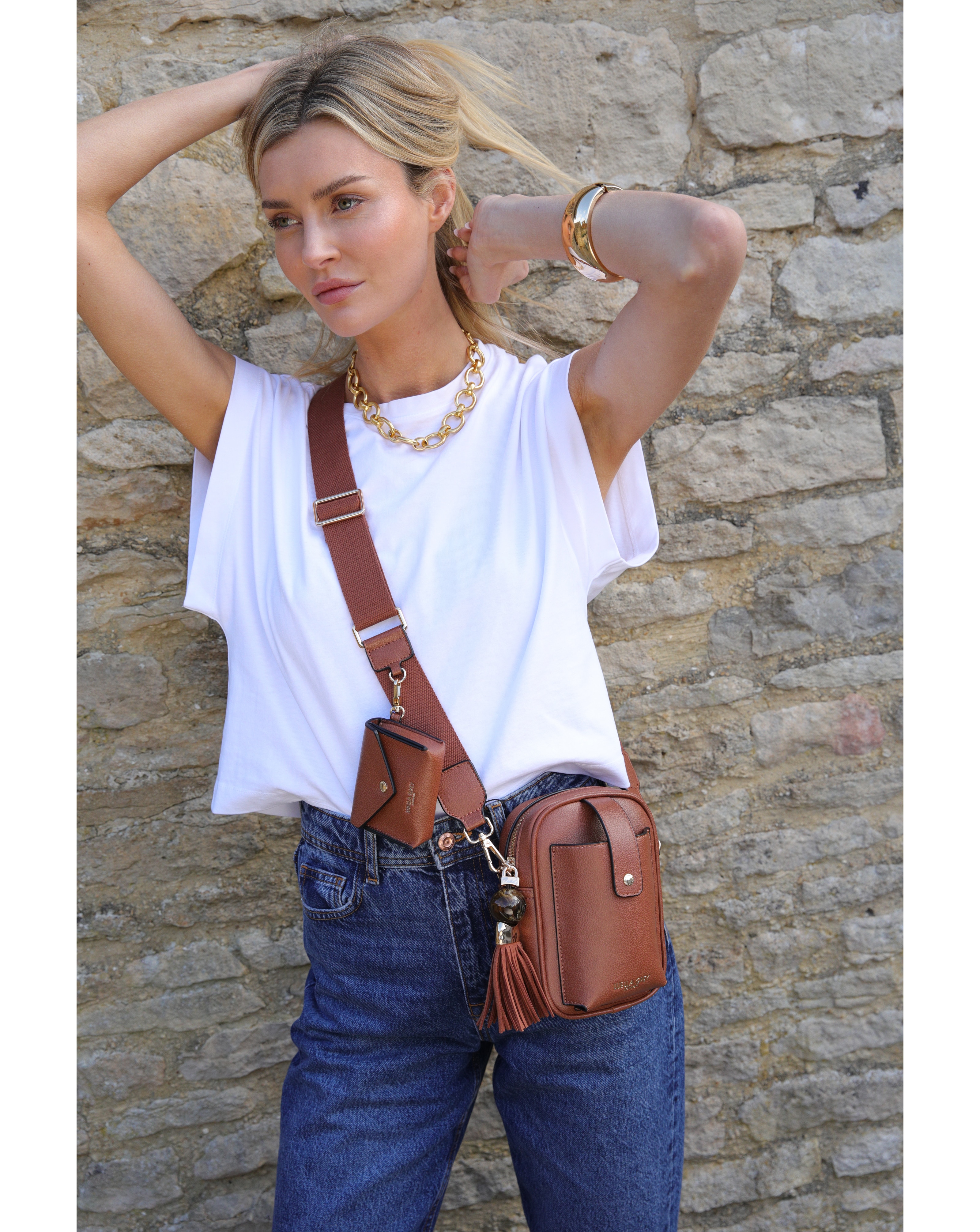 New In - Luella Grey Elise Conker Crossbody