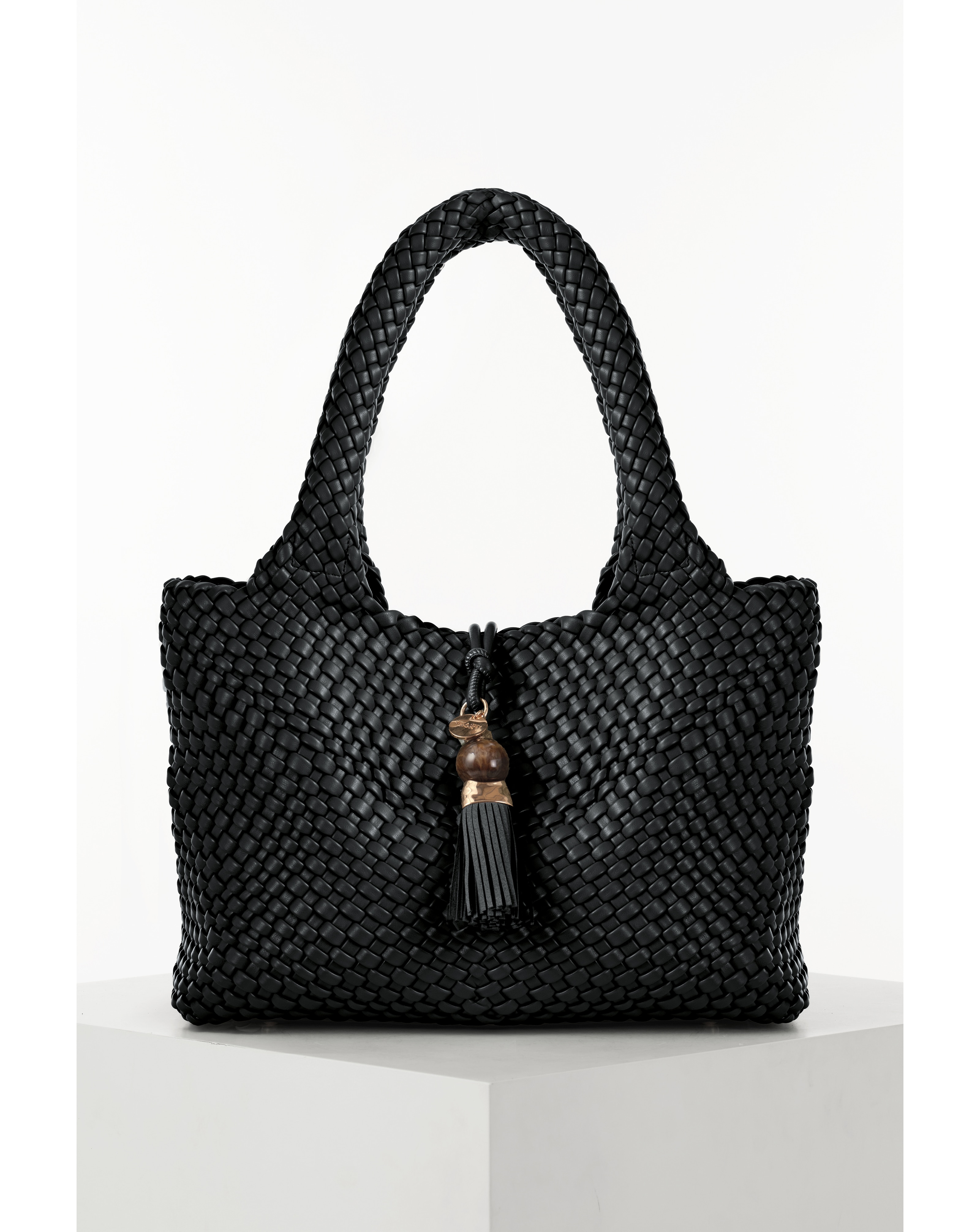 New In - Luella Grey Saskia Large Woven Tote