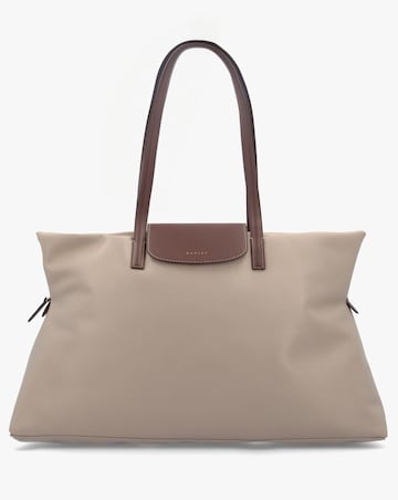 Radley Pockets Essentials Medium Top Zip Beige Tote Bag
