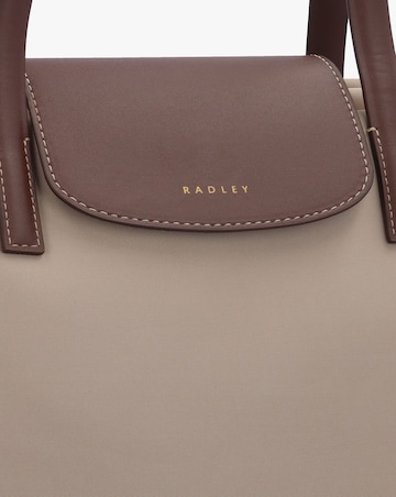 Radley Pockets Essentials Medium Top Zip Beige Tote Bag