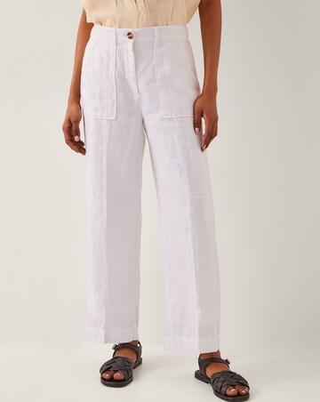 Monsoon Jolie Linen Wide Leg Trousers