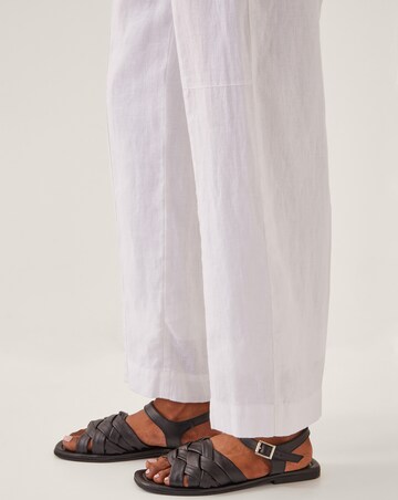Monsoon Jolie Linen Wide Leg Trousers
