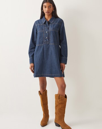 Monsoon Nara Denim Tunic Shirt Dress