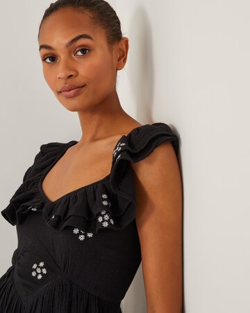 Monsoon Daisy Frill Midi Dress