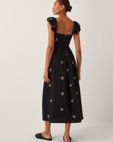 Monsoon Daisy Frill Midi Dress