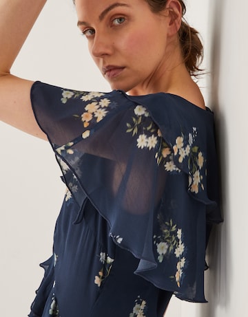 Monsoon Celeste Floral Ruffle Maxi Dress