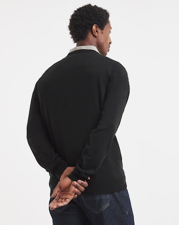 Value Knitted Crew Neck Jumper Long