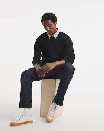 Value Knitted Crew Neck Jumper Long