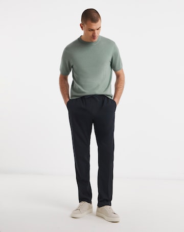 Knitted Crew Neck T-Shirt