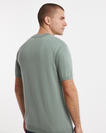 Knitted Crew Neck T-Shirt