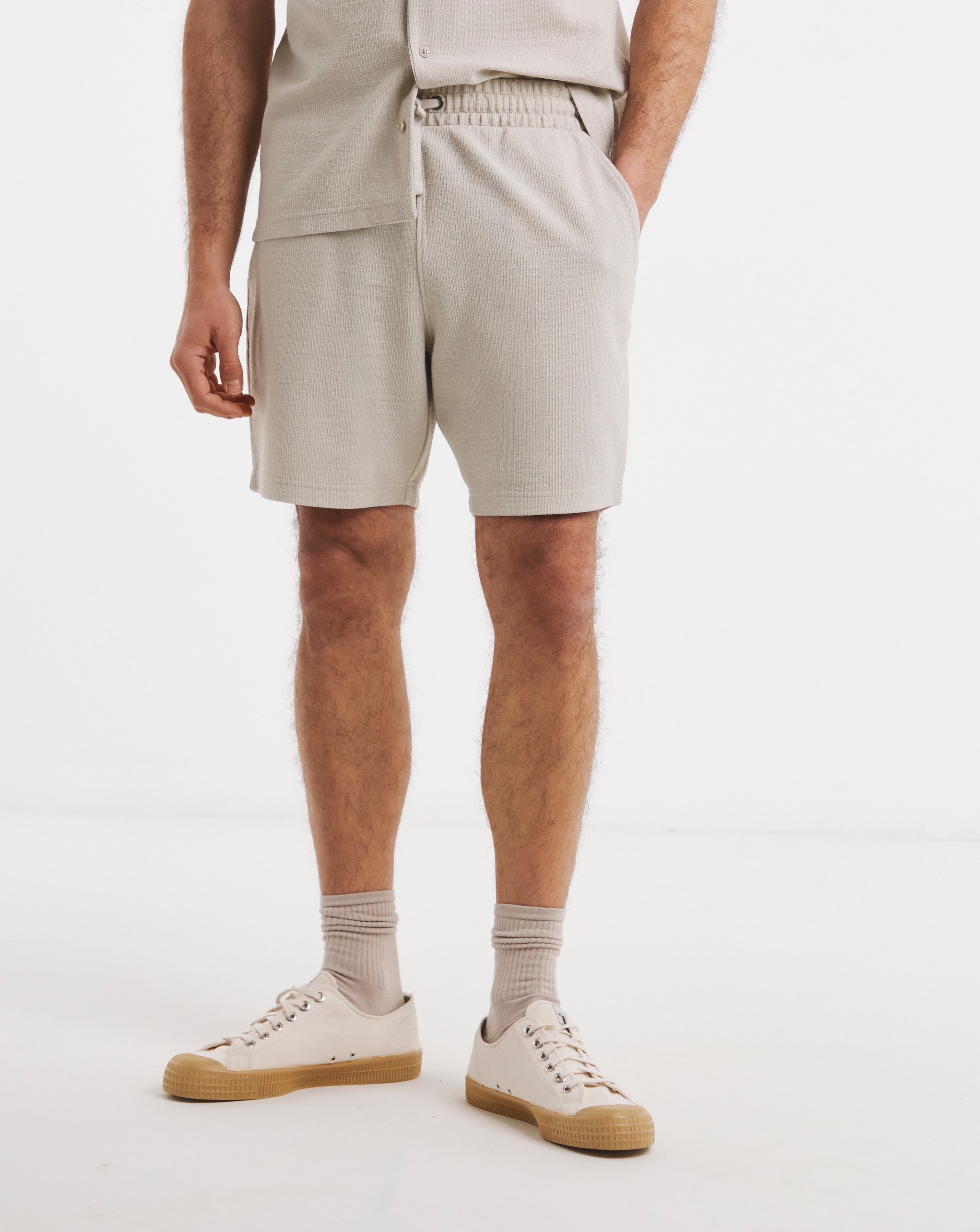 New In - Textured Jersey Co-Ord short