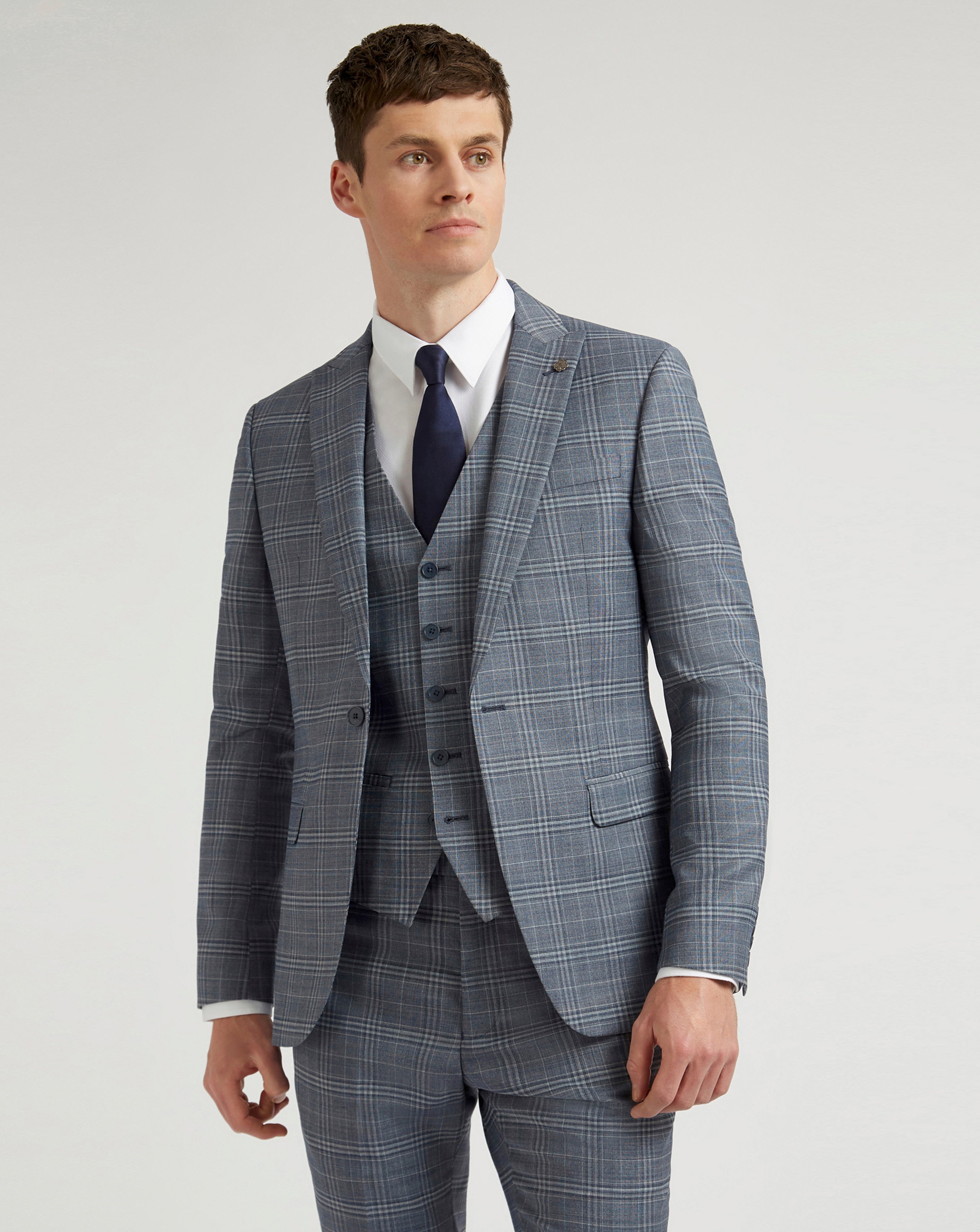 Ted Baker Slim Fit Check Suit Jacket