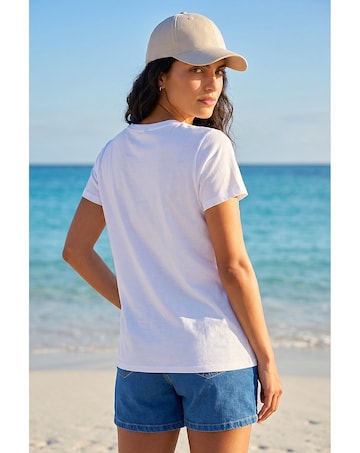Roman Dusk Graphic Print Stretch T-Shirt
