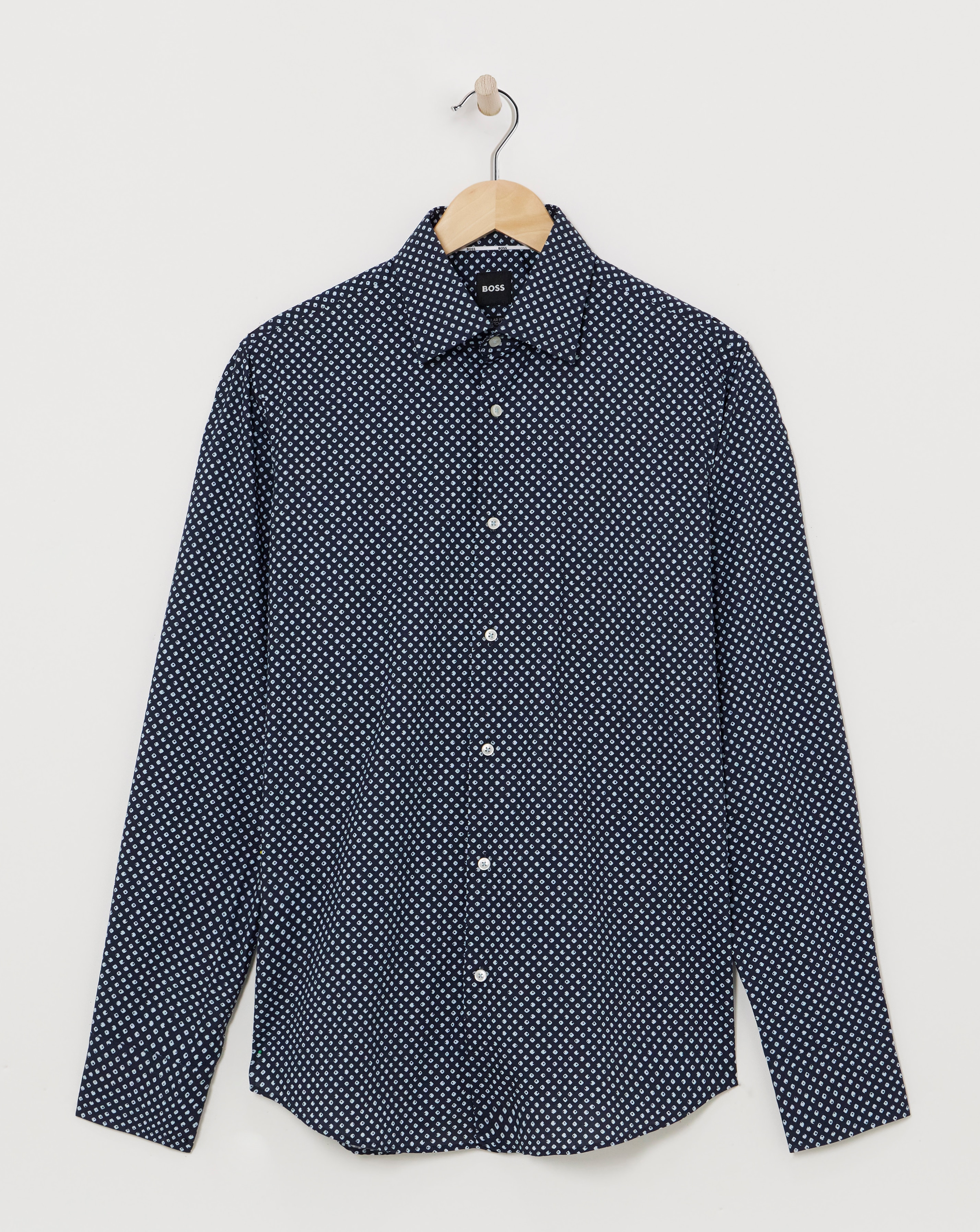 BOSS Regular Fit Printed Formal Shirt