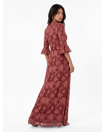 Anaya Burnout Fabric Dress