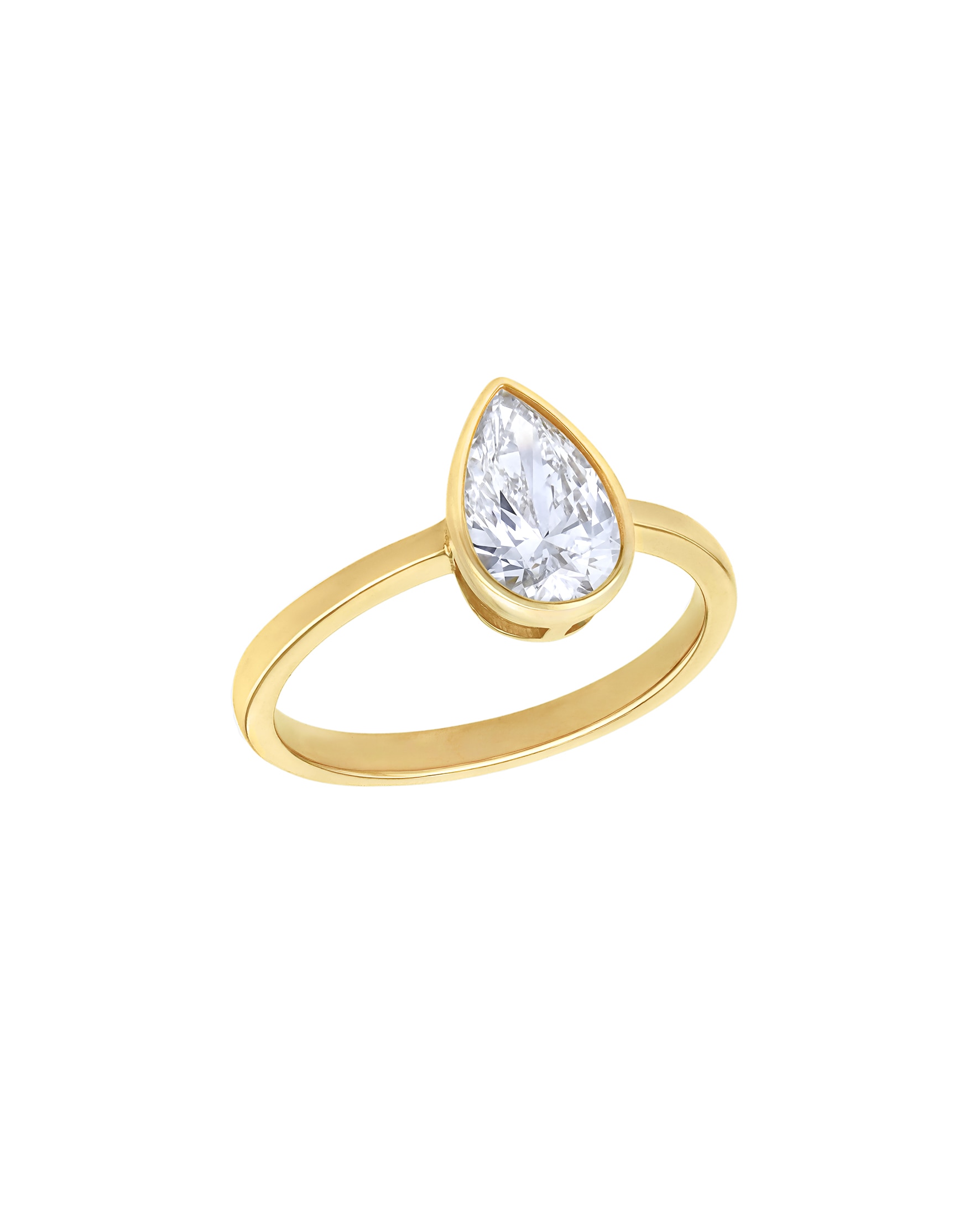 9ct Yellow Gold Lab Diamond 1Ct Ring