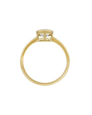 9ct Yellow Gold Lab Diamond 1Ct Ring