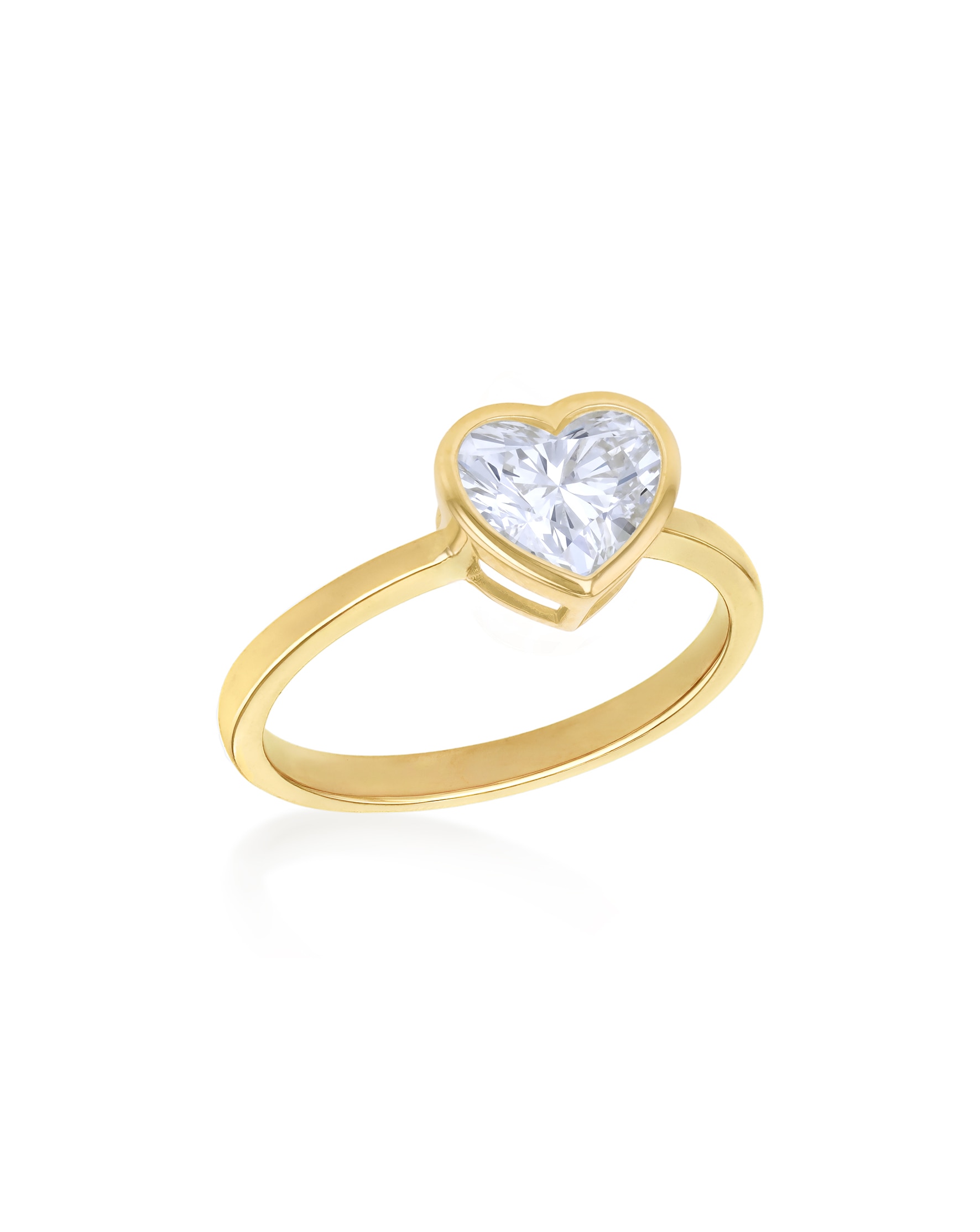 9ct Yellow Gold Lab Diamond 1Ct Ring