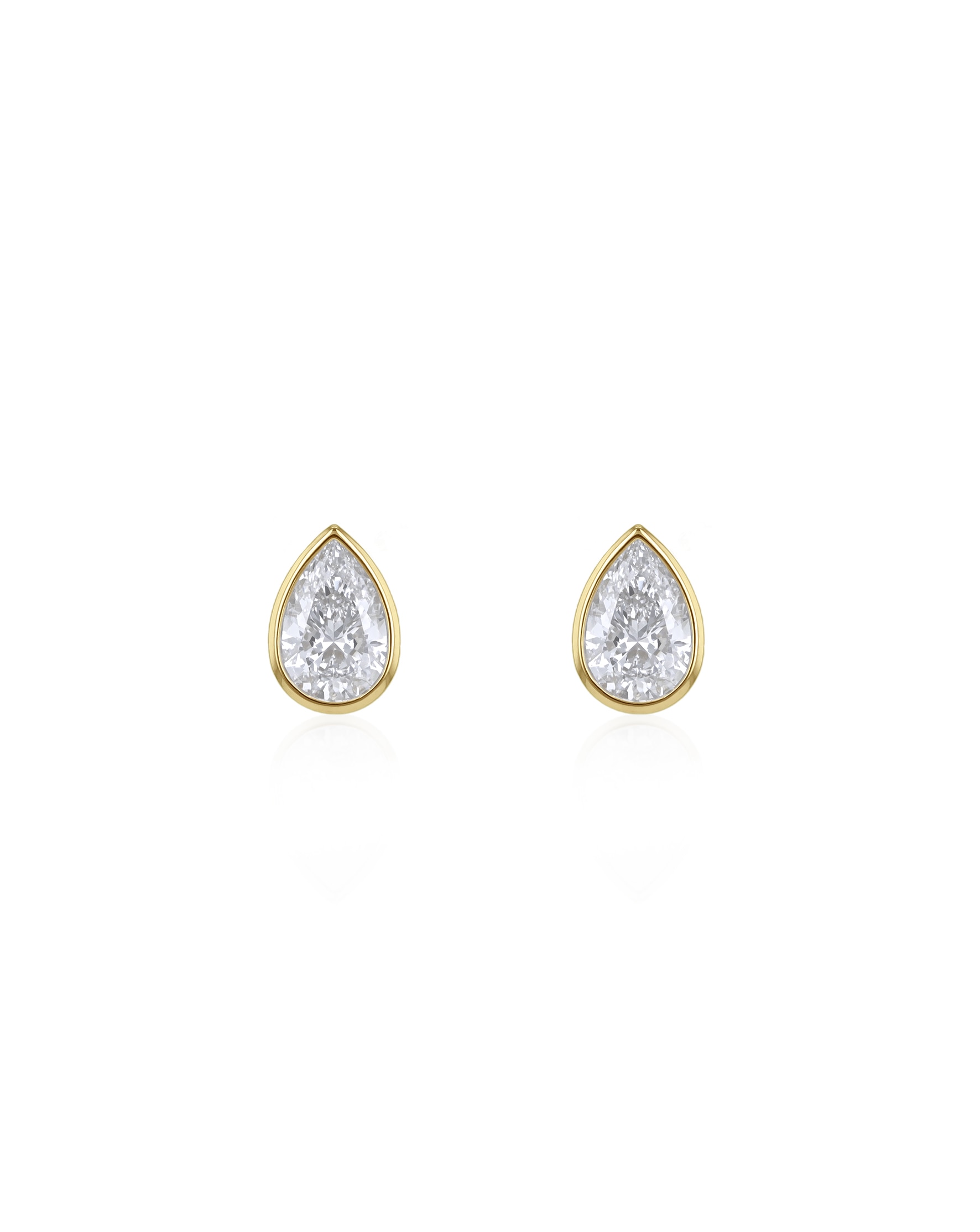 9ct Yellow Gold Lab Diamond 1Ct Earring