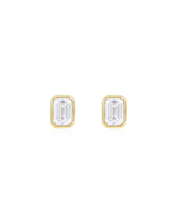 9ct Yellow Gold Lab Diamond 1Ct Earring