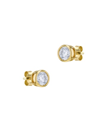 9ct Yellow Gold Lab Diamond 1Ct Earring